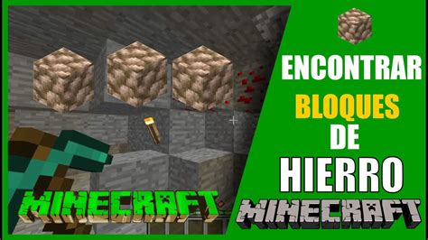 hierro en minecraft|Hierro en bruto